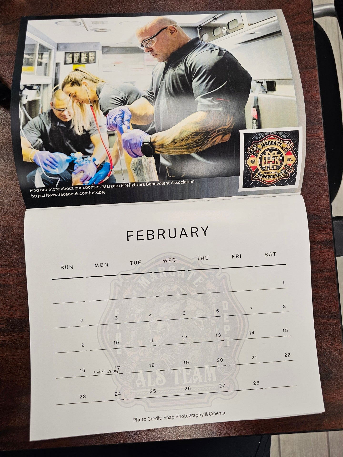 ALS Competition Team 2025 Calendar